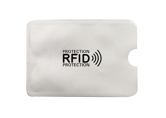 di alluminio RFID di plastica olografico che blocca la manica delle carte