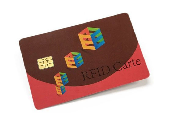Contatto Smart Card del PVC SLE4442 SLE5542 del controllo di accesso