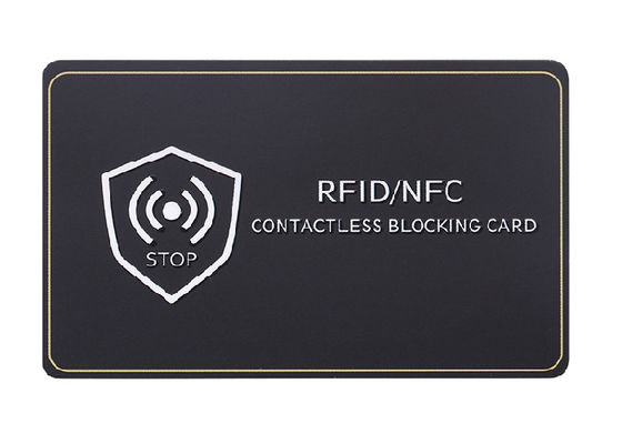 Furto 13,56 megahertz RFID del protettore della carta di credito anti che blocca le carte