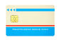 Contatto Smart SLE4428 IC Chip Card del PVC di 85.6*54 millimetro